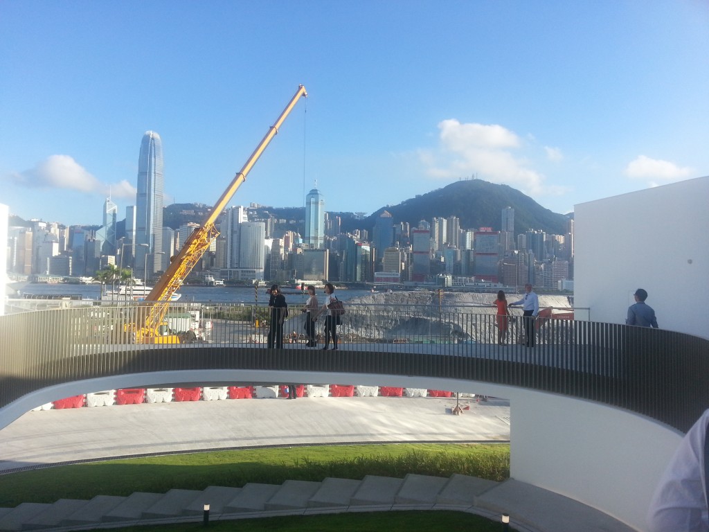The breath-taking scenery from the main exhibition space